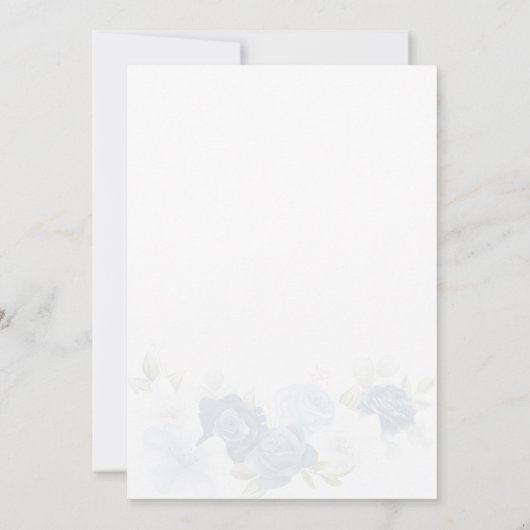 Elegant Floral Script Waterverf Vrijgezellenfeest Kaart (Achterkant)