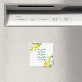 Elegant Floral Scripture 29:11 Magneet (Insitu (Vaatwasser))