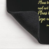 Elegant Floral Scripture 29:11 Muismat (Hoek)