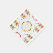 Elegant Floral Servet (Hoek)