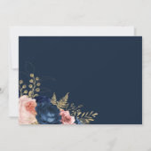 Elegant Floral Shhh.. Het is een verrassende verja Kaart (Achterkant)