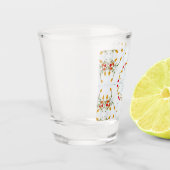 Elegant Floral Shot Glas (Links)