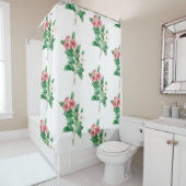 Elegant Floral Shower Curtain Douchegordijn (In situ)