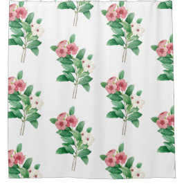 Elegant Floral Shower Curtain Douchegordijn
