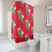 Elegant Floral Shower Curtain Douchegordijn (In situ)
