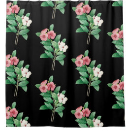 Elegant Floral Shower Curtain Douchegordijn