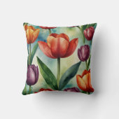 Elegant Floral Sierkussen (Achterkant)