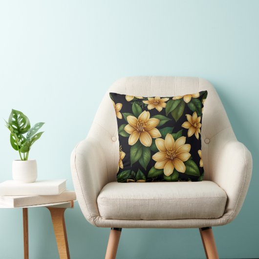 Elegant Floral Sierkussen (Stoel)