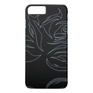 Elegant Floral Silver roos taai iPhone 8/7 Plus Hoesje