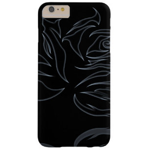 Elegant Floral Silver roos taai Barely There iPhone 6 Plus Hoesje