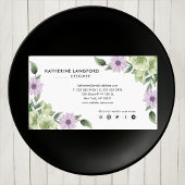 Elegant Floral  Sjabloon Visitekaartje