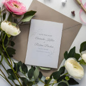 Elegant Floral slaat de datum op Save The Date