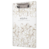 Elegant Floral Speciaal Klembord (Links)