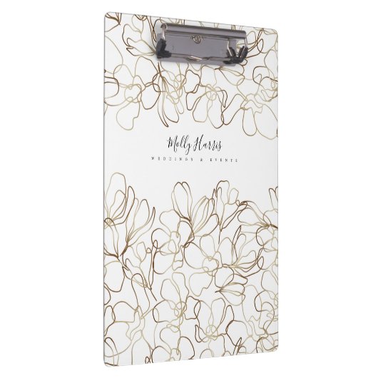 Elegant Floral Speciaal Klembord (Rechts)