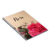 Elegant Floral Specialized Notitieboek (Rechterzijde)