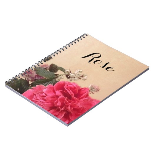 Elegant Floral Specialized Notitieboek (Linkerzijde)