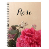 Elegant Floral Specialized Notitieboek (Voorkant)