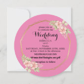 Elegant floral suitnodiging kaart (Voorkant)
