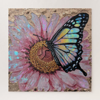 Elegant Floral Surface – Textured Flower Beauty Legpuzzel