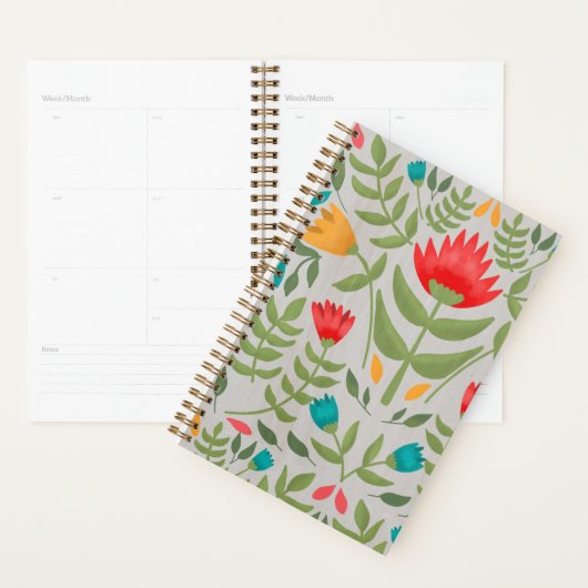 Elegant Floral Tableau Style Planner (Display)