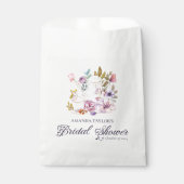 Elegant Floral Teapot Vrijgezellenfeest Tea Party Bedankzakje (Voorkant)