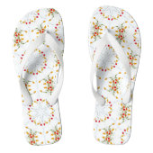 Elegant  Floral Teenslippers (Voetbed)