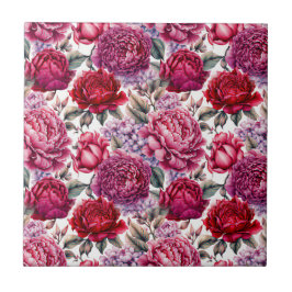 Elegant Floral Tegeltje