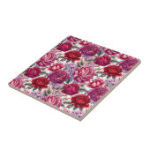 Elegant Floral Tegeltje (Zijkant)