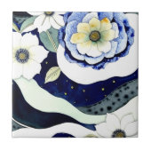 Elegant Floral Tegeltje (Voorkant)