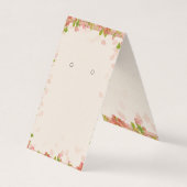 Elegant Floral Tented Earing Kaarten (Voorkant)