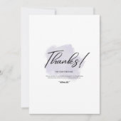 Elegant Floral Thank You Card Bedankkaart (Voorkant)