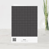 Elegant Floral Thank You Card with Custom Photo Bedankkaart (Achterkant)