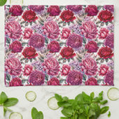 Elegant Floral Theedoek (Gevouwen)