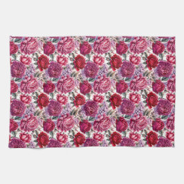 Elegant Floral Theedoek