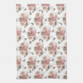 Elegant Floral Theedoek (Verticaal)