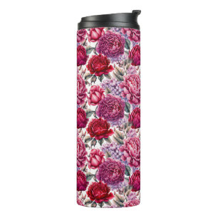Elegant Floral Thermosbeker