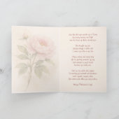 Elegant Floral Thinking Of You Card Kaart (Binnen)