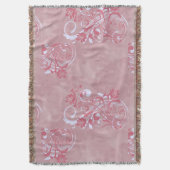 Elegant Floral Throw Blankets Deken (Voorkant Verticaal)