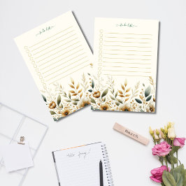 Elegant Floral to-do lijst Notitieblok Post-it® Notes