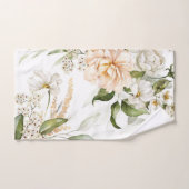Elegant floral towels with soft, pastel flowers  bad handdoek (Handdoek)