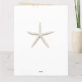 Elegant Floral Tropical Beach Wedding Programme Kaart (Achterkant)