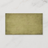 Elegant, Floral, Two Tone Green, Visitekaartje (Achterkant)