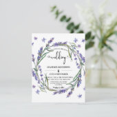 Elegant Floral Uitnodiging tot bruiloft. (Staand voorkant)