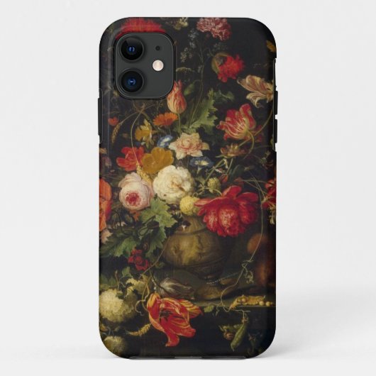 Elegant  Floral Vase iPhone Case Case Case Case (Achterkant)