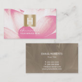 Elegant Floral Visitekaartje (Voorkant / Achterkant)