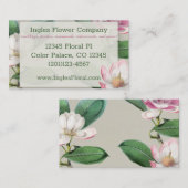 Elegant Floral Visitekaartje (Voorkant / Achterkant)
