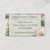 Elegant Floral Visitekaartje (Voorkant)