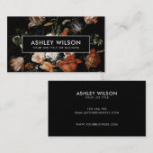 Elegant Floral Visitekaartje (Voorkant / Achterkant)