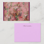 Elegant Floral Visitekaartje (Voorkant / Achterkant)