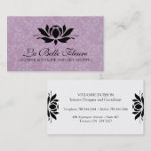 Elegant Floral Visitekaartjes (Voorkant / Achterkant)